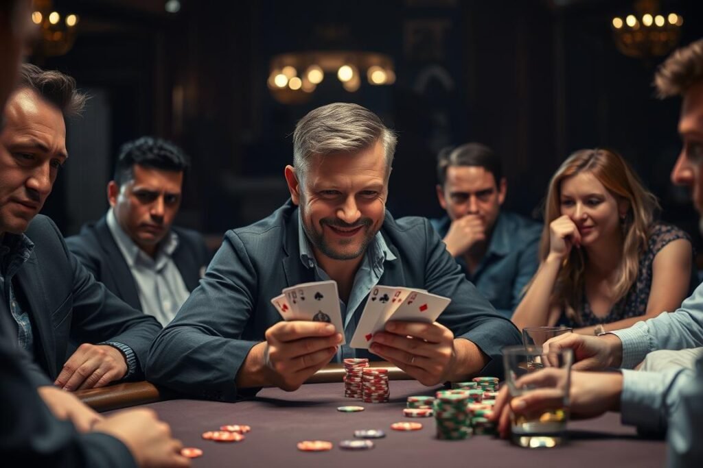 manipulacao de emocoes no poker